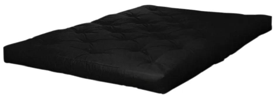 Matrac v čiernej farbe Karup Design Double Latex Black, 140 × 200 cm