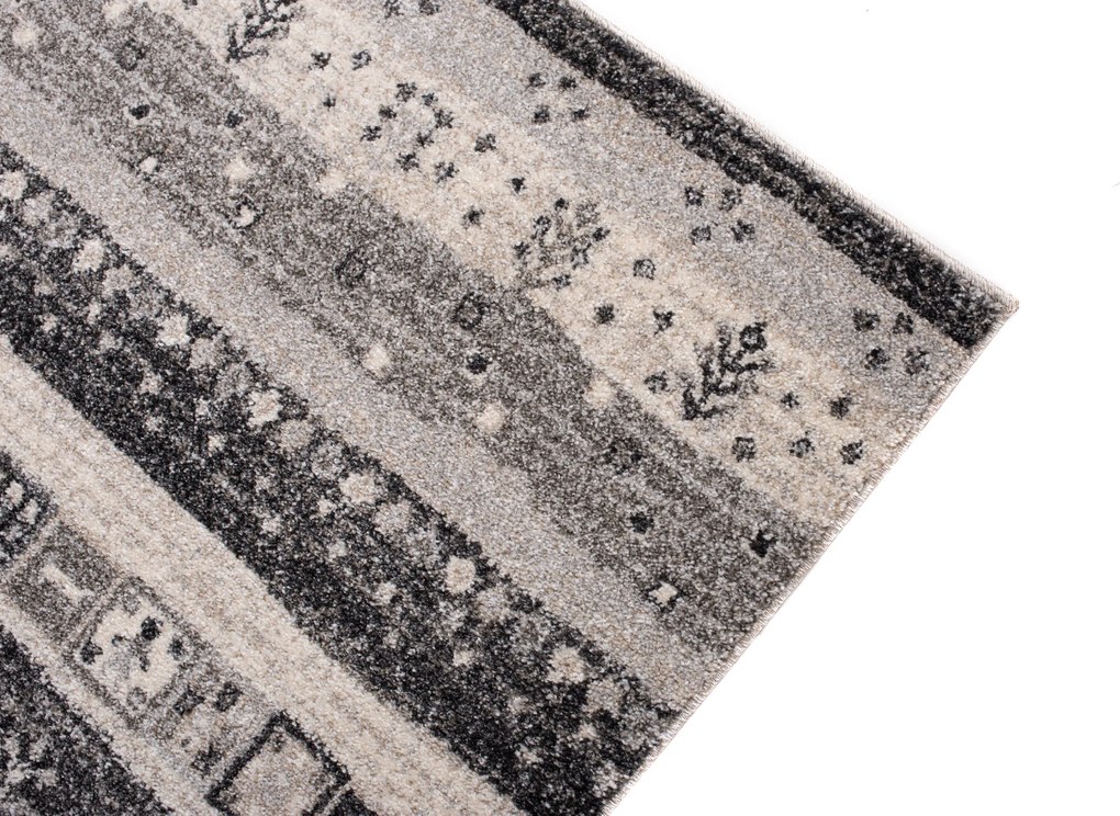 TA Koberec K203A TMAVOSIVÉ SARI B1X Rozmer: 190x270 cm