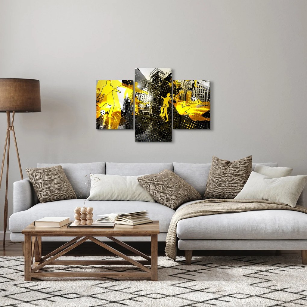 Obraz - Futbal vo veľkomeste (90x60 cm)