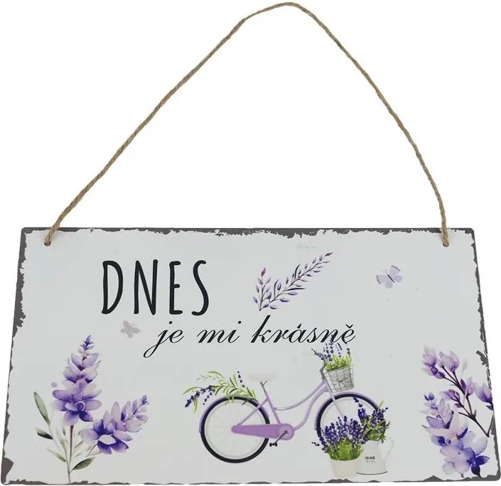 Dekoračná ceduľka levandule K4724