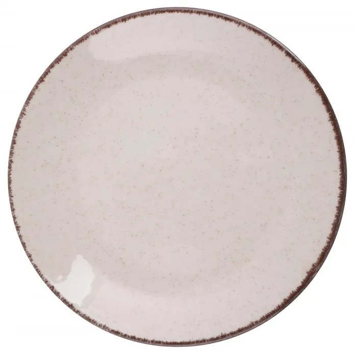 Porcelánová sada 24 ks talířů Cinnamonie béžová