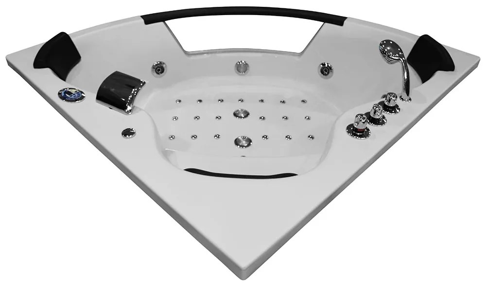 M-SPA - Kúpelňová vaňa s hydromasážou 152 x 152 x 56 cm