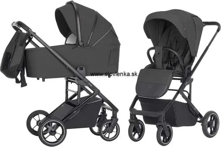 Kočík 2in1 CARRELLO Alfa 2024 Graphite Grey