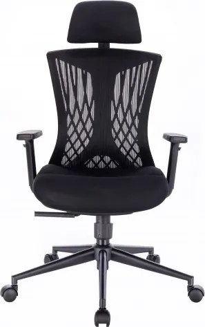 MI Ergonomické kreslo AVERY čierne