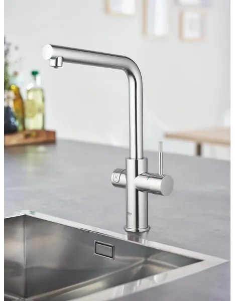 GROHE 31454001 - Drezová batéria BLUE HOME L-výpusť lesklý chróm