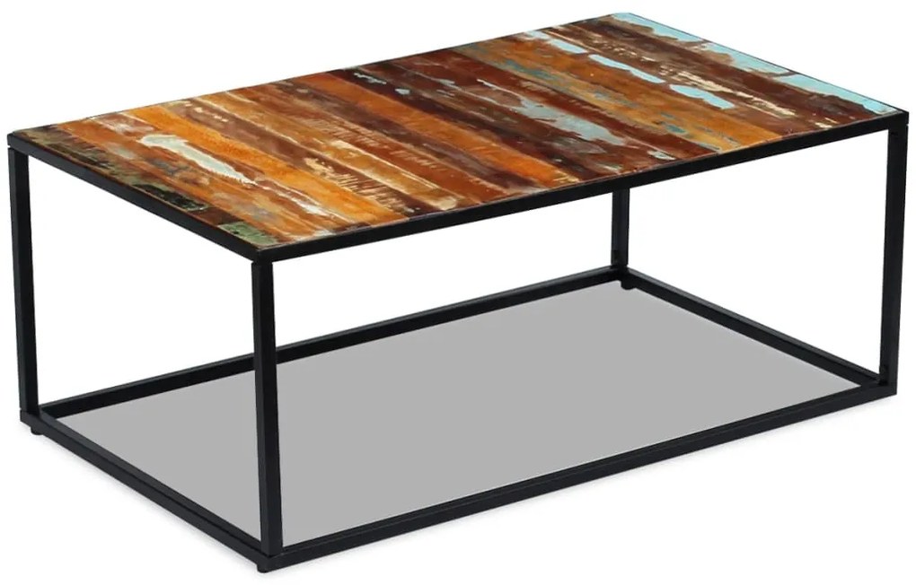 vidaXL Konferenčný stolík z recyklovaného dreva, 100x60x40 cm