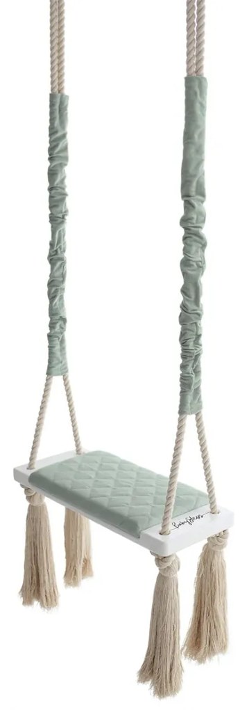 Interierová hojdačka BabySteps WoodSwing Sky Gray