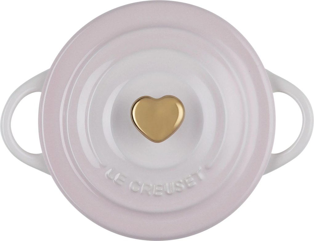 Zapekací a servírovací hrniec Mini Cocotte Heart 250 ml svetloružový