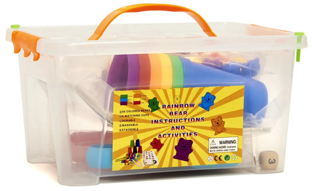 IKO Vzdelávacia hra – farebné medvedíky 116 ks.