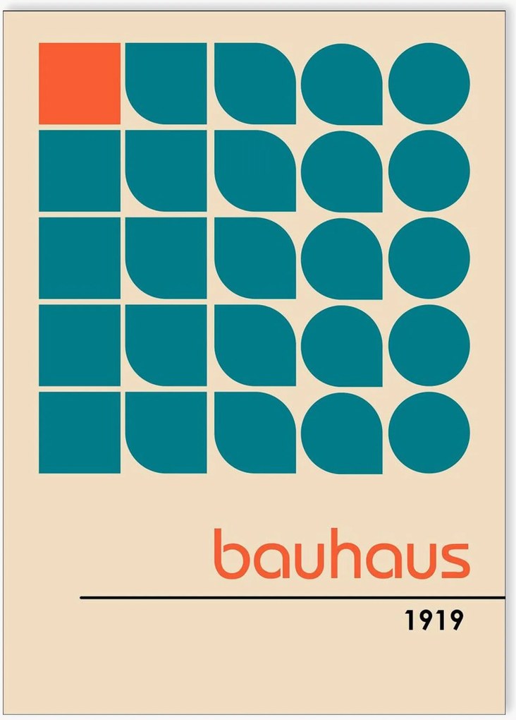 Plagát Bauhaus 1919