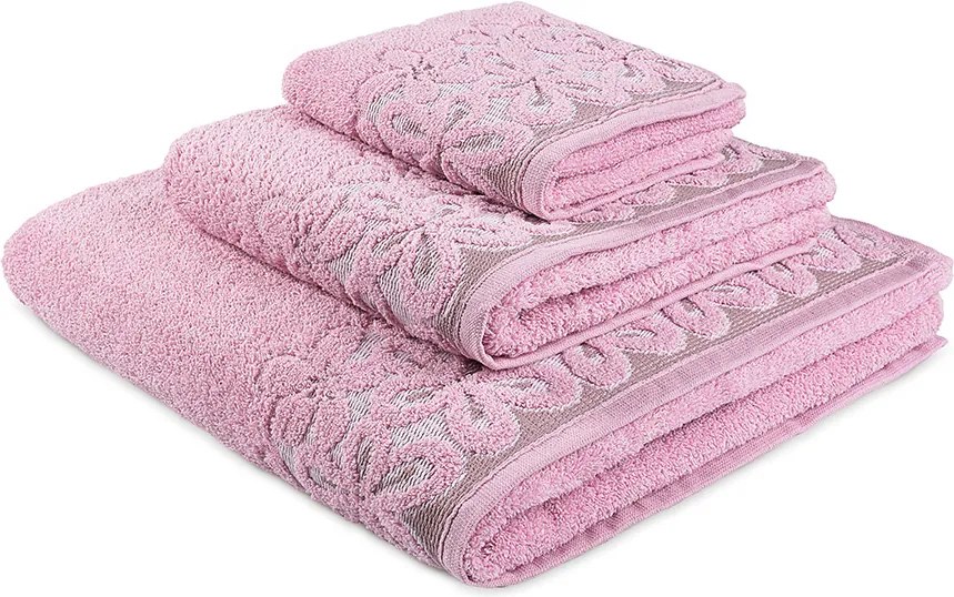Darčeková súprava uterákov Bella ružová