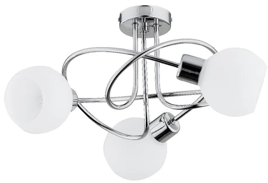 Stropné svietidlo MAMBO 3×E27/15 W/230 V, lesklý chróm