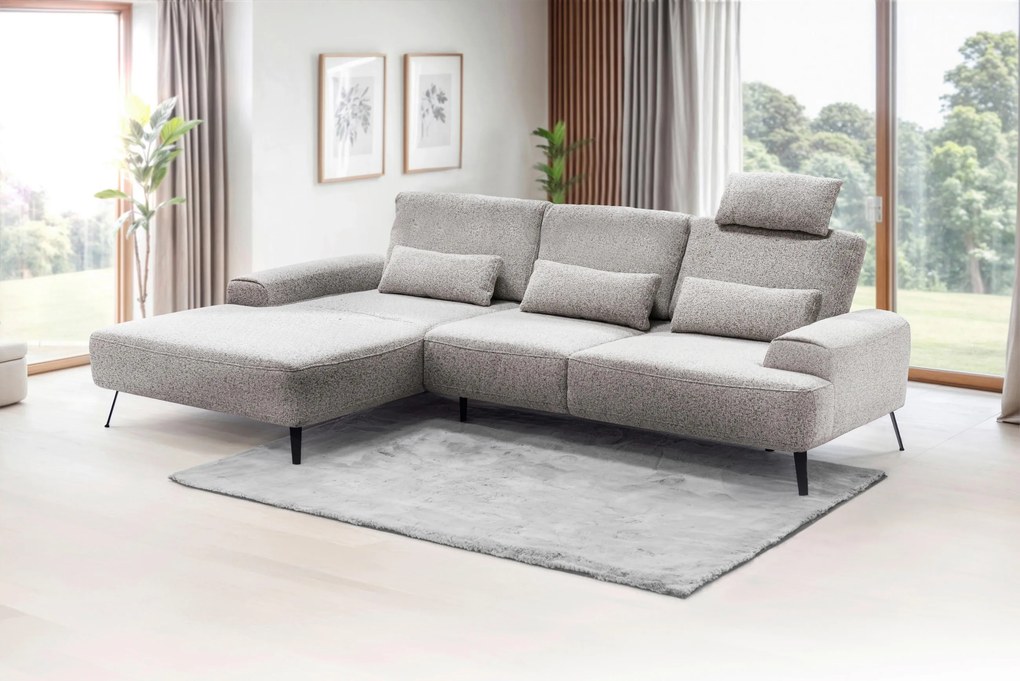 XXXLutz ROHOVÁ SEDAČKA, textil, béžová MID.YOU - Sedačky - 000694007705