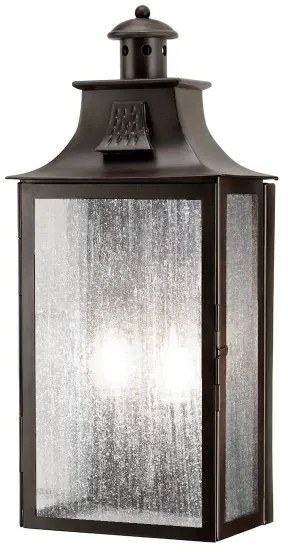 Elstead KENDAL - Vonkajšie nástenné svietidlo KENDAL 2xE14/60W/230V IP44