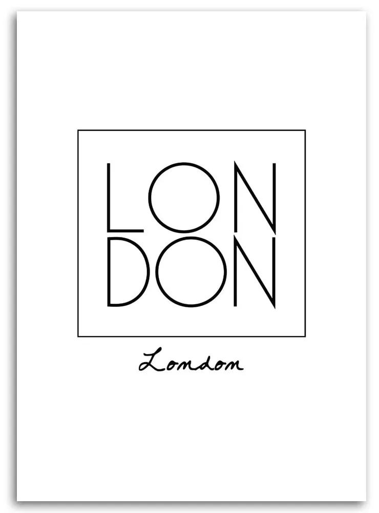 Gario Obraz na plátne Letterpress London Rozmery: 40 x 60 cm