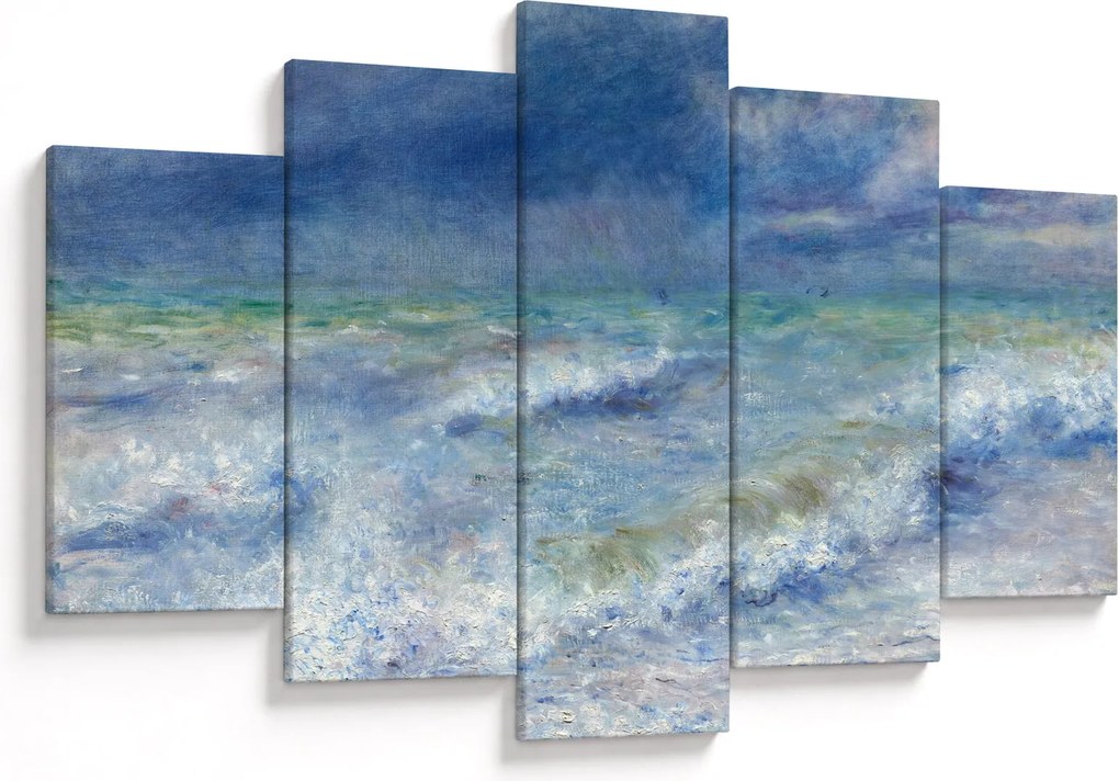 Obraz - Pierre-Auguste Renoir, Seascape, reprodukcia (150x105 cm)