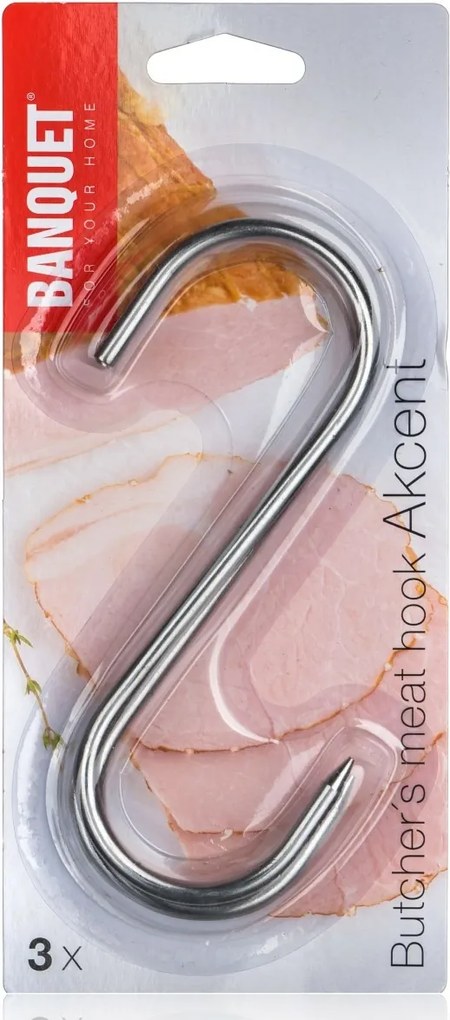 Banquet Háčik nehrdz. do udiarne AKCENT 13 x 9 cm, 3 ks, M