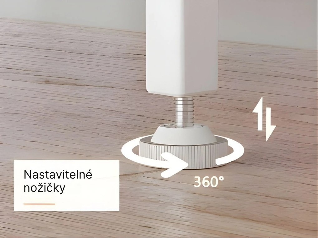 Odkládací stolek Houseland Vantim bílý