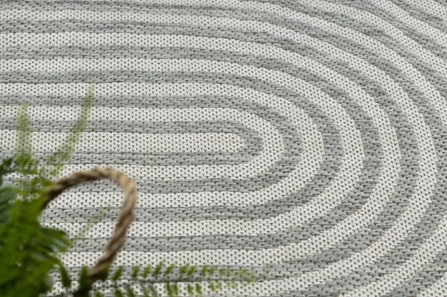 Koberec ORGANIC 2131 geometrický, krémový / sivý / naturálny