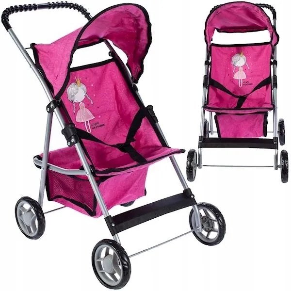 ŠPORTOVÝ KOČÍK PRE BÁBIKY PRINCESS ROSE