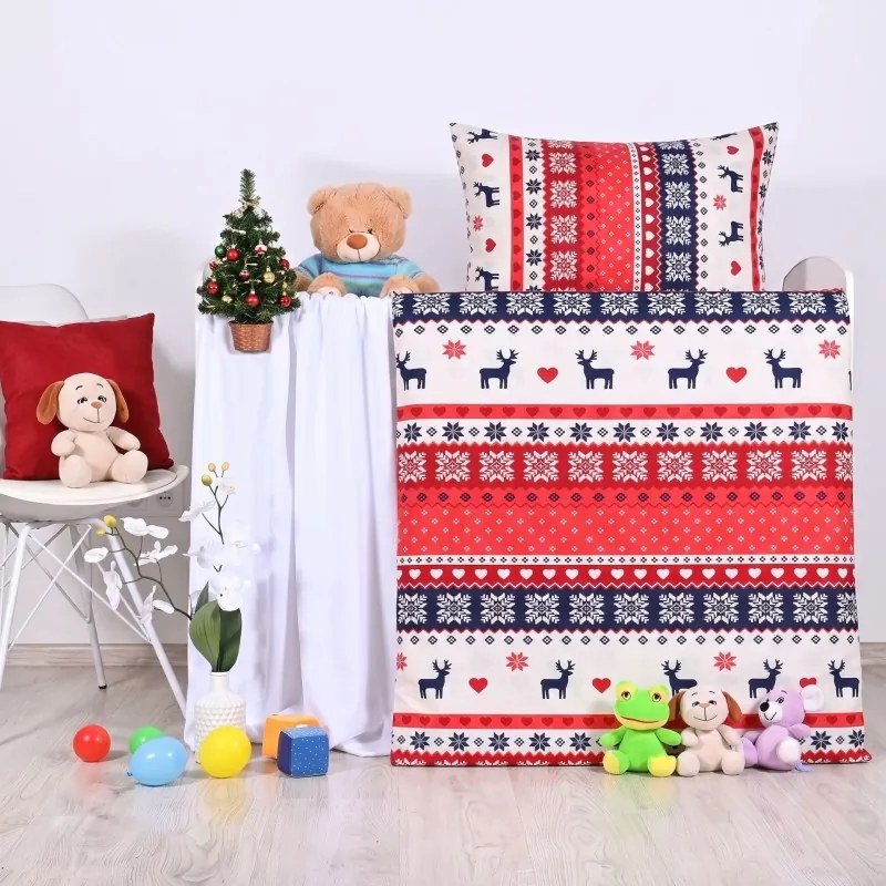 Vianočné obliečky Scandinavia EMI, Detský set 90x130 + 45x65