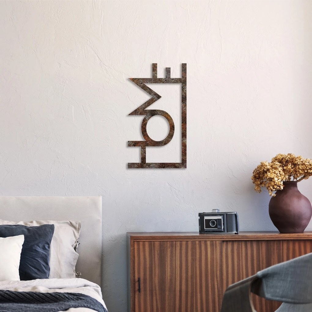 Nástenná dekorácia Rusty Home viacfarebná