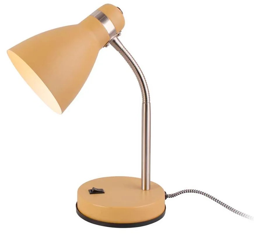 Stolná lampa New Study žltá 30 cm