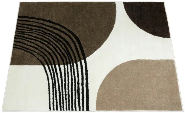 Koberec CLARA 02923A krémový / hnedý