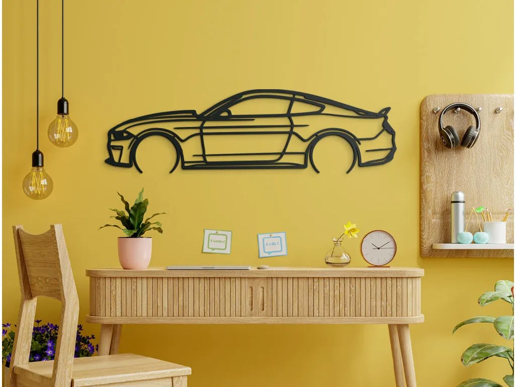 drevko Obraz na stenu Chevrolet Camaro Rozmer obrazu: 23 x 86 cm, Farba dekorácie: Čierna