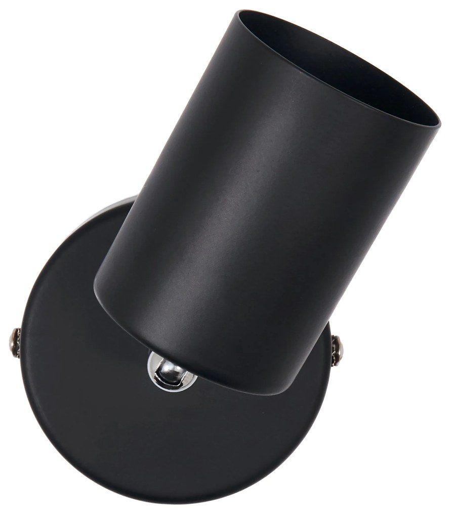 BERGE Stropné bodové svietidlo LED VIKI 1x GU10 čierne