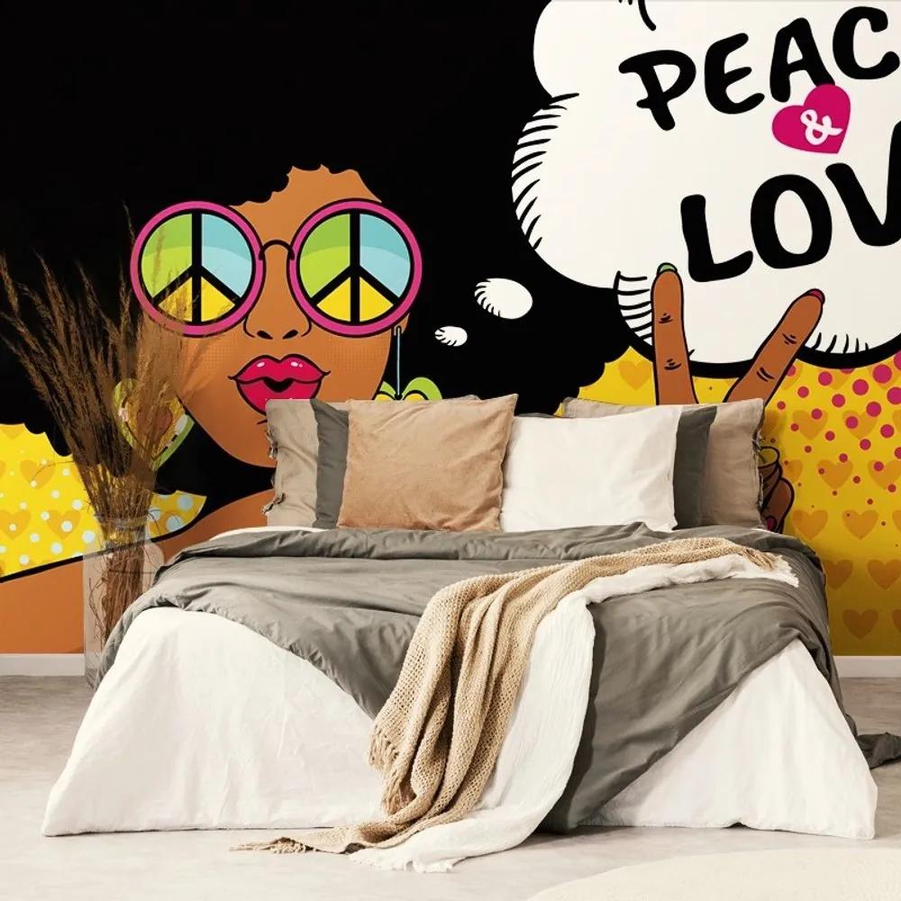 Tapeta život v mieri - PEACE & LOVE - 375x250