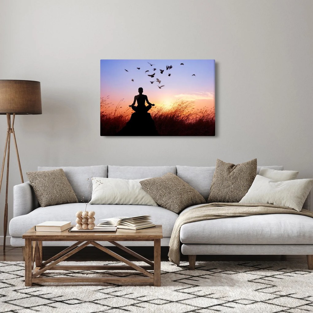 Obraz - Meditácia (90x60 cm)