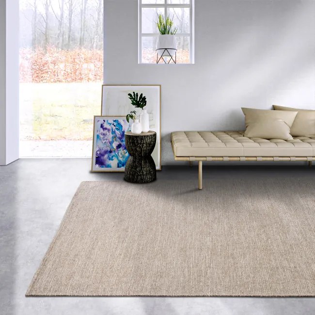 Obojstranný koberec Elle Decoration DELHI Pradesh linen biely