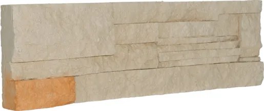 Vaspo Kámen lámaný obklad kameň lámaný béžová 10,7x36 cm reliéfna V53003