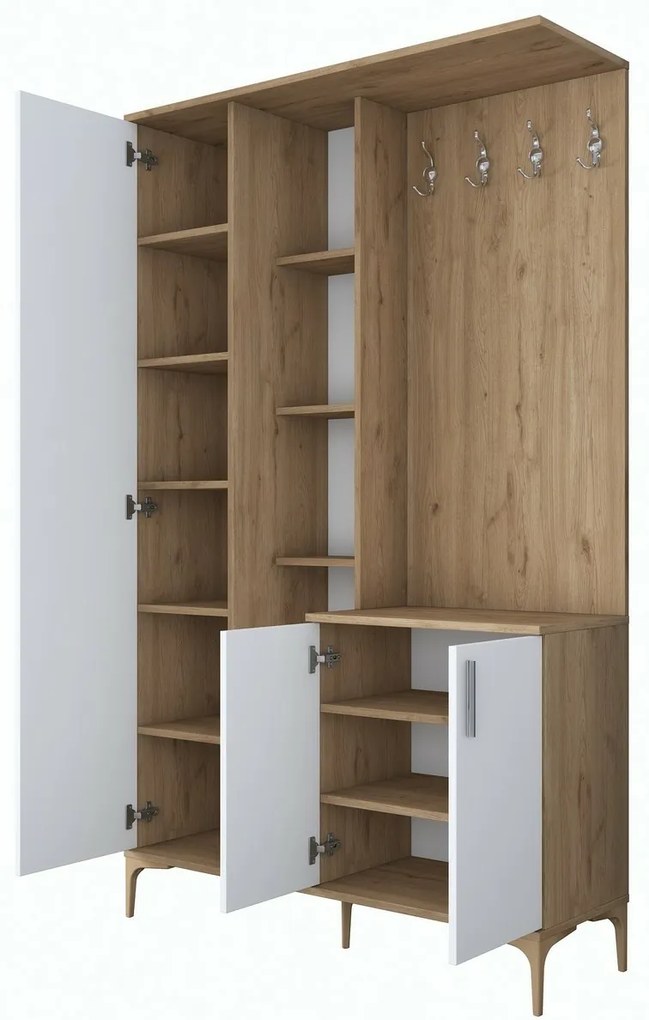 Predsieňová zostava Ewe White and Walnut