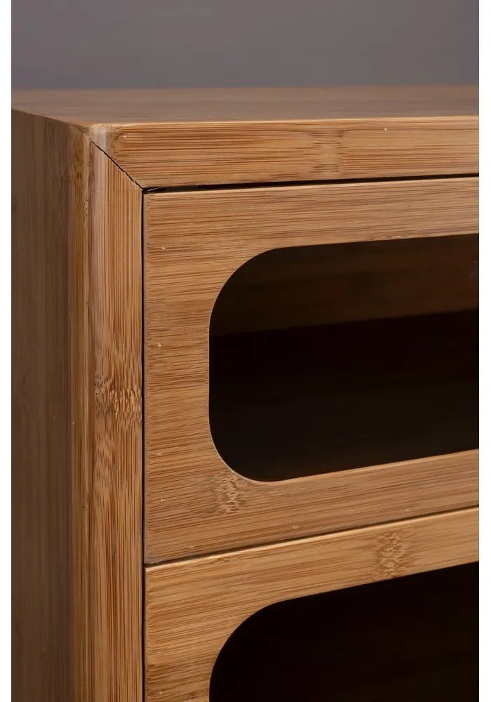 Bambusová komoda v prírodnej farbe 105x88x38 cm Caroun – Dutchbone