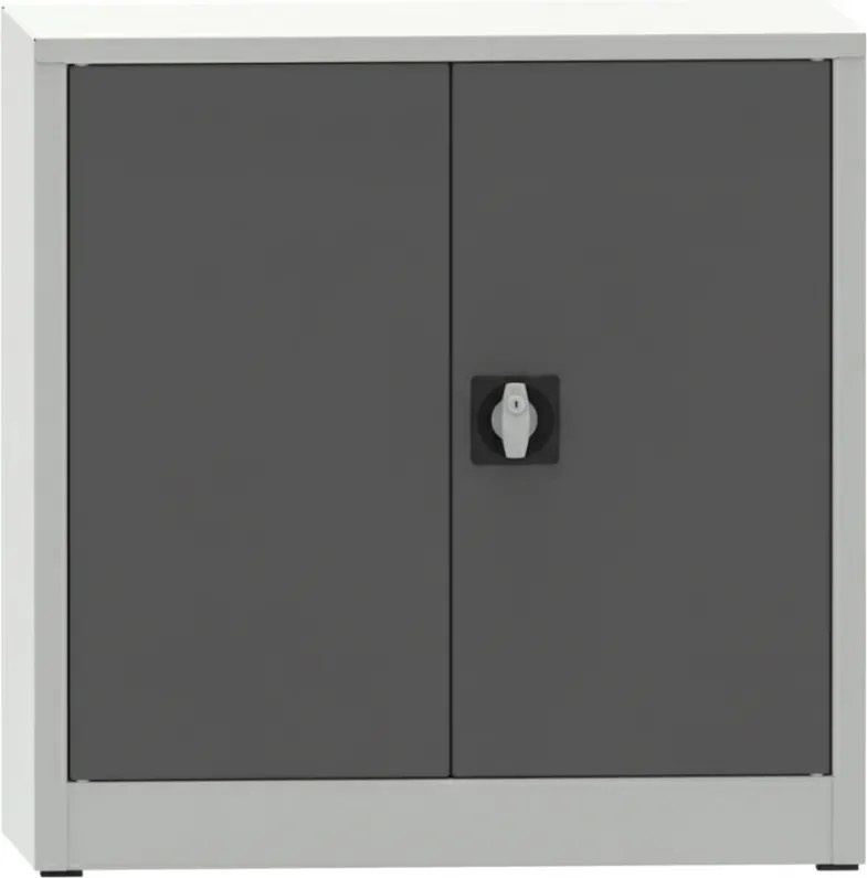 Dielenská policová skriňa na náradie KOVONA JUMBO, 1 polica, zváraná, 800 x 600 x 800 mm, sivá / grafit