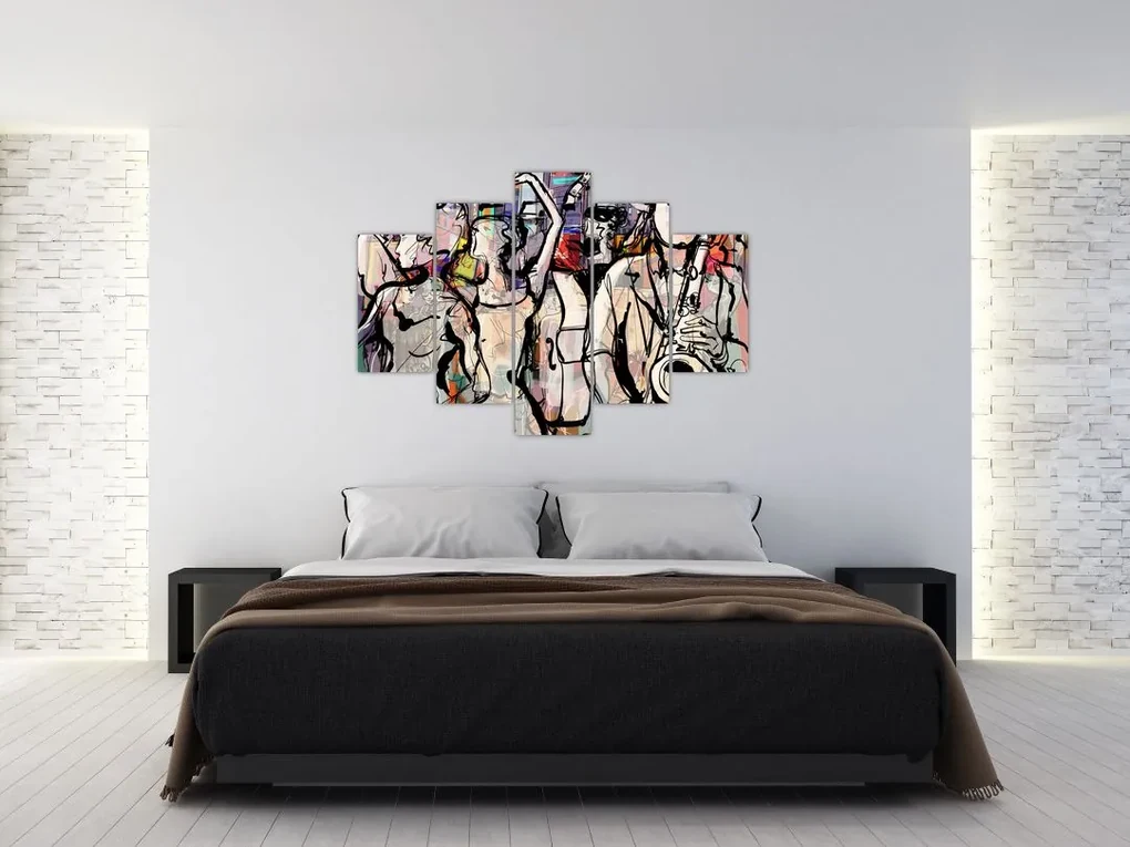 Obraz - Jazzová noc (150x105 cm)