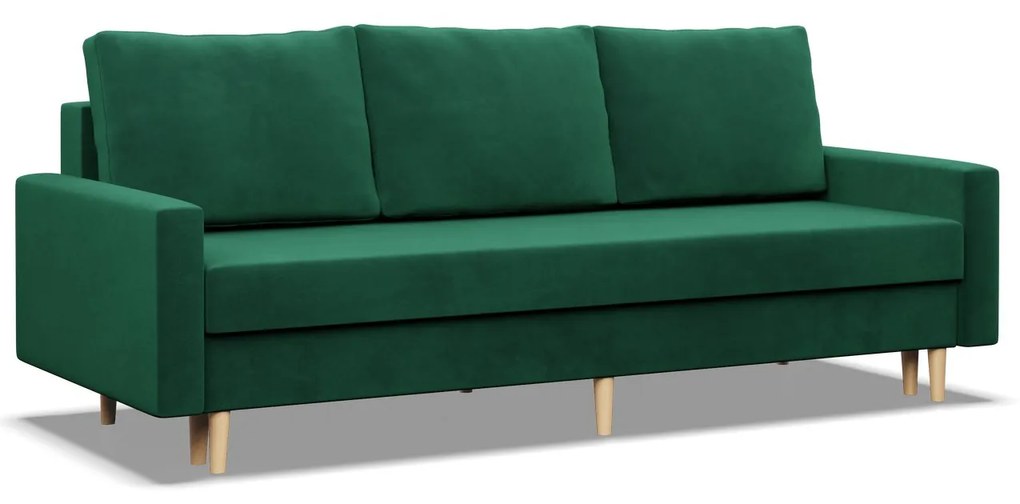 Veľká rozkladacia pohovka ETNA Zelená