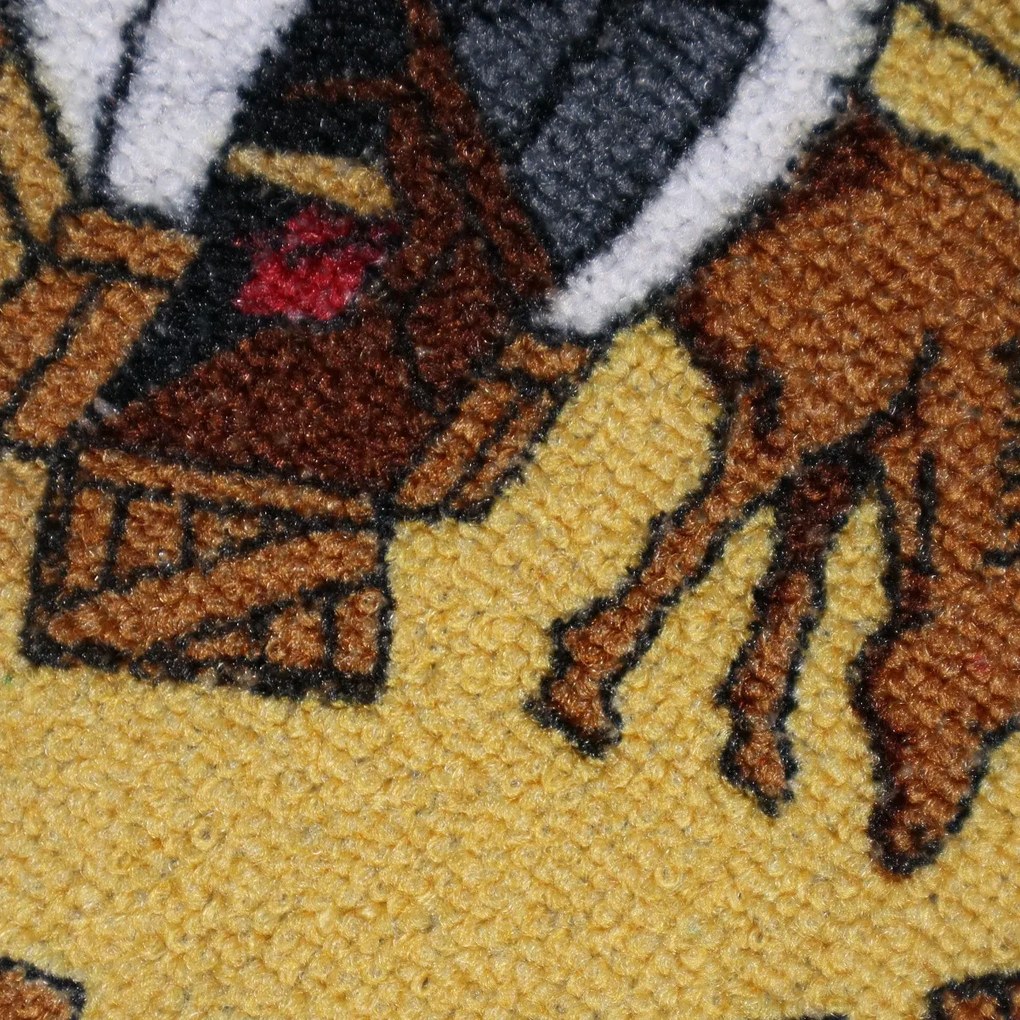 AladinWorld Expres, Detský kusový koberec Western, 100x400, viacfarebná, detská izba