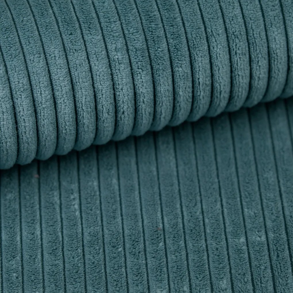 Petrolejová rohová pohovka SMART COSARO, obojstranná + 2 vankúšiky ZDARMA