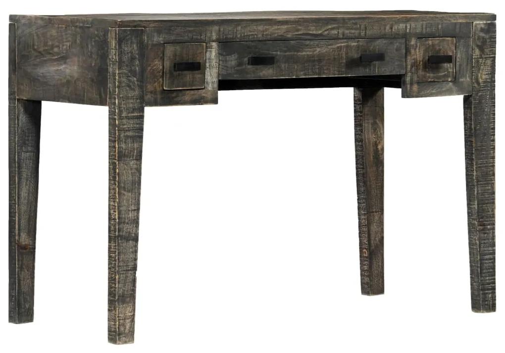 Stôl čierny 110x50x75 cm masívne mangovníkové drevo