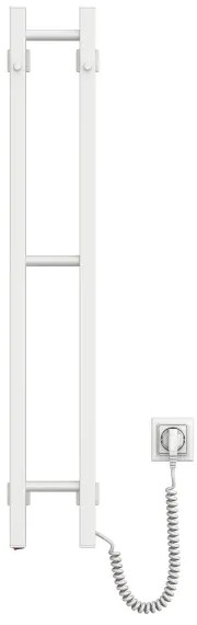 Elektrický sušiak na uteráky SILOUETTE 187W/230V 101,1 cm IP44 biely pravý hranatý