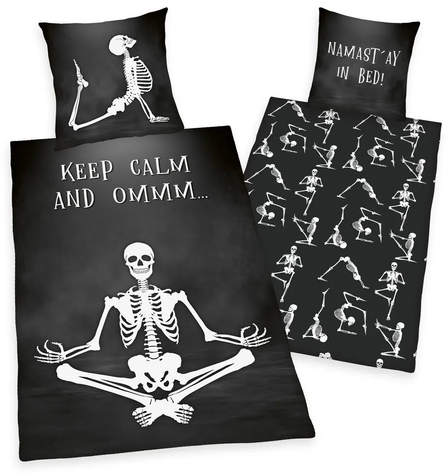 Herding Obliečky Skeleton 140x200/70x90cm