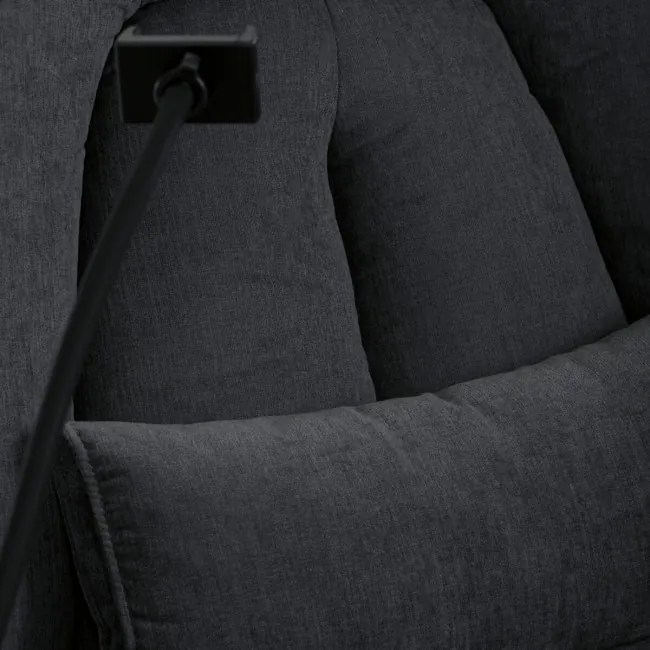 Polohovacie kreslo sivé, elektrické TV-7089 GREY2