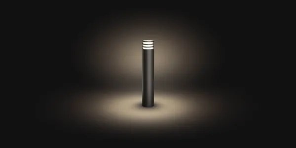 Philips - LED RGB stmievateľná vonkajšia lampa Hue LUCCA 1xE27/8,1W/230V IP44