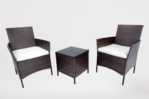 MAURICIUS moderný balkónový set 2+1, hnedá/krémová