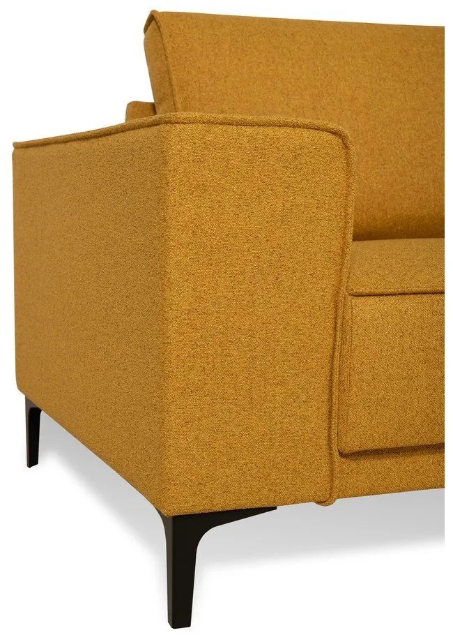 Rohová pohovka v horčicovej farbe (pravý roh) Copenhagen – Scandic