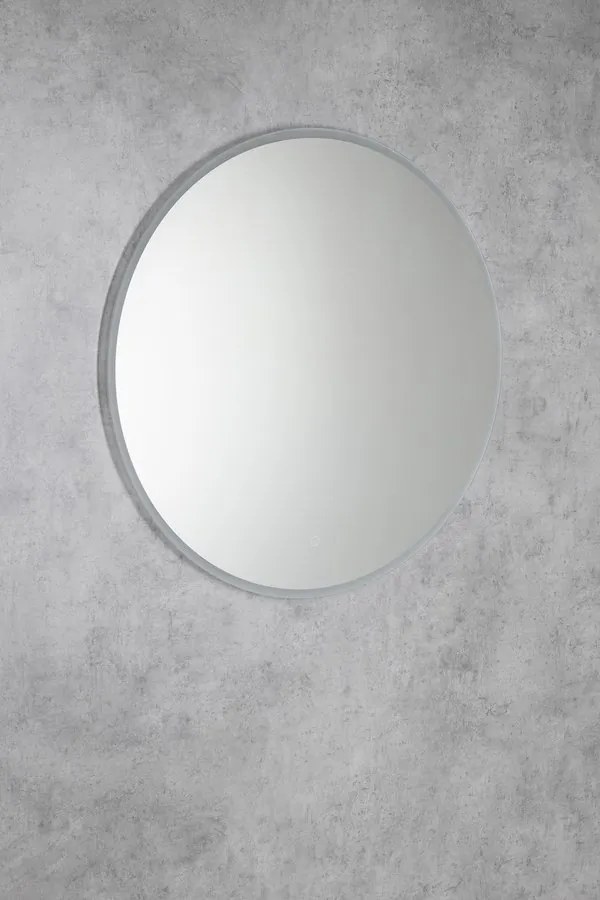 Aqualine Aqualine, URSA LED podsvietené zrkadlo priemer 60cm, dotykový senzor, stmievateľné, UR060