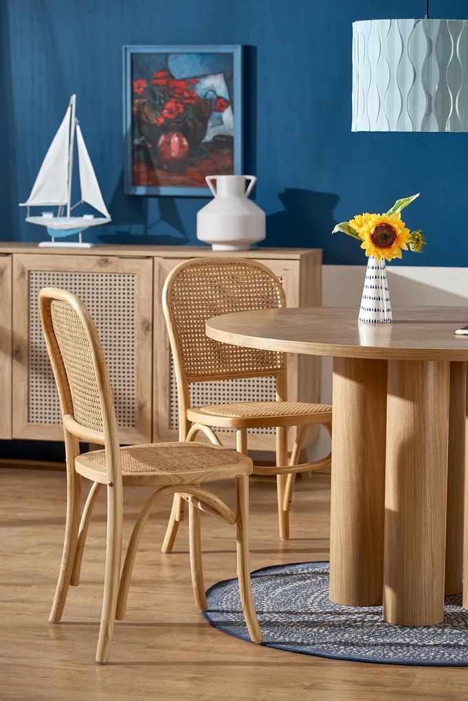 Jedálenský stôl AZUL 120 cm prírodný dub